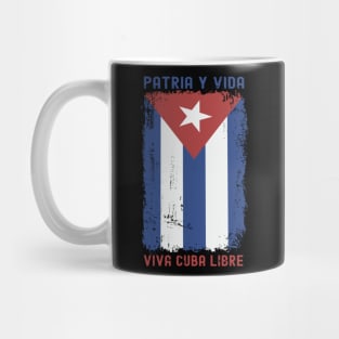 FREE CUBA - Cuba Libre PATRIA Y VIDA - VIVA CUBA LIBRE - Patria Y Vida Viva Cuba Libre Mug